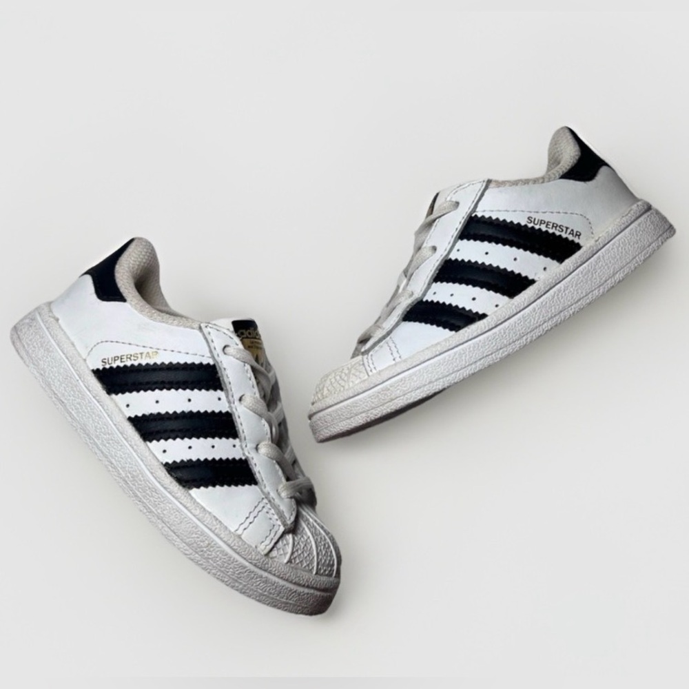 Adidas Toddler Infant Size 6 Superstar II shoes 3 Stripes Sneakers Shoes